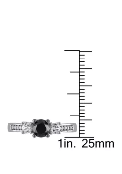Discount 🎉 4/5 ct. t.w. Black and White Diamond and 1/3 ct. t.w. Lab Created White Sapphire 3 Stone Engagement Ring in 10K White Gold by Belk & Co. ⌛ 8 Discount 🎉 4/5 ct. t.w. Black and White Diamond and 1/3 ct. t.w. Lab Created White Sapphire 3 Stone Engagement Ring in 10K White Gold by Belk & Co. ⌛ -DealsBelk & Co. Store Belk 22442