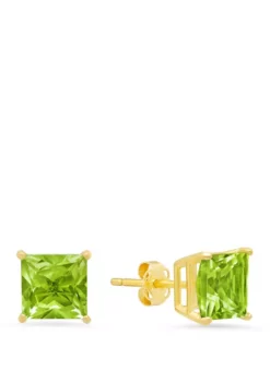 Promo ⭐ 2.5 ct. t.w. Peridot Stud Earrings by Belk & Co. 🎁 -DealsBelk & Co. Store Belk 22447