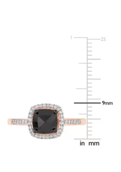 Coupon ๐งจ 1 ct. t.w. Black and White Diamond Halo Engagement Ring in 14K Rose Gold by Belk & Co. ๐ 10 Coupon ๐งจ 1 ct. t.w. Black and White Diamond Halo Engagement Ring in 14K Rose Gold by Belk & Co. ๐ -DealsBelk & Co. Store Belk 22512