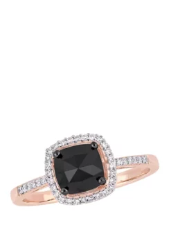 Coupon ๐งจ 1 ct. t.w. Black and White Diamond Halo Engagement Ring in 14K Rose Gold by Belk & Co. ๐ 11 Coupon ๐งจ 1 ct. t.w. Black and White Diamond Halo Engagement Ring in 14K Rose Gold by Belk & Co. ๐ -DealsBelk & Co. Store Belk 22513