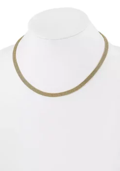 Best Sale ⭐ 14K Yellow Gold Woven Necklace by Belk & Co. 🌟 -DealsBelk & Co. Store Belk 22589