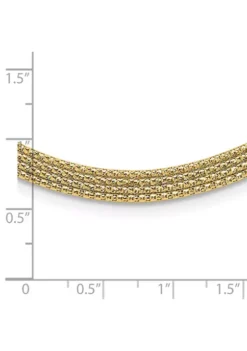 Best Sale ⭐ 14K Yellow Gold Woven Necklace by Belk & Co. 🌟 -DealsBelk & Co. Store Belk 22591