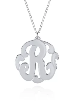 Best Sale 🌟 Sterling Silver Monogram Necklace by Belk & Co. ✨ -DealsBelk & Co. Store Belk 226