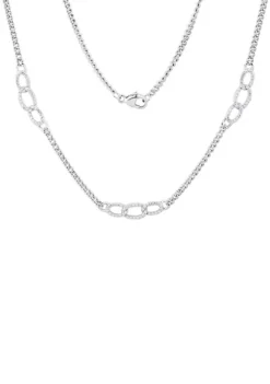 Buy 👍 1/3 ct. t.w. Diamond Necklace in Sterling Silver by Belk & Co. ⌛