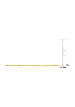 Best Pirce ❤️ 18k Yellow Gold Plated Sterling Silver Oval Ball Chain Necklace by Belk & Co. 🌟 -DealsBelk & Co. Store Belk 22639