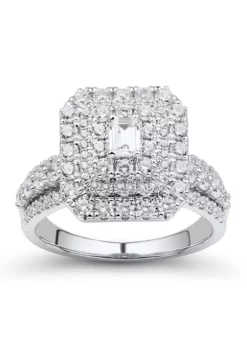 Best Sale 🤩 1.5 ct. t.w Diamond Ring in 14K White Gold by Belk & Co. 🛒