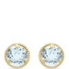 New 🤩 1.6 ct. t.w. Aquamarine Stud Earrings by Belk & Co. 🎉