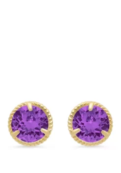 Flash Sale 👏 1.6 ct. t.w. Amethyst Stud Earrings by Belk & Co. 🔔 5 Flash Sale 👏 1.6 ct. t.w. Amethyst Stud Earrings by Belk & Co. 🔔 -DealsBelk & Co. Store Belk 22697