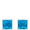 Buy 🧨 3 ct. t.w. Swiss Blue Topaz Stud Earrings by Belk & Co. 😍