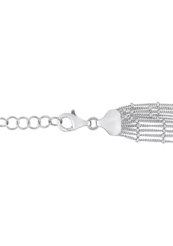 New 🔥 Multi-Strand Chain Necklace in Sterling Silver, 16" by Belk & Co. 🎁 -DealsBelk & Co. Store Belk 22769