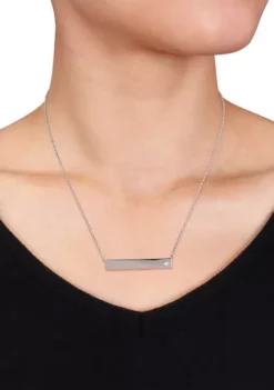 Best deal ✨ White Sapphire Linear Necklace in Sterling Silver by Belk & Co. ✔️ 9 Best deal ✨ White Sapphire Linear Necklace in Sterling Silver by Belk & Co. ✔️ -DealsBelk & Co. Store Belk 22794