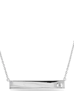 Best deal ✨ White Sapphire Linear Necklace in Sterling Silver by Belk & Co. ✔️ 11 Best deal ✨ White Sapphire Linear Necklace in Sterling Silver by Belk & Co. ✔️ -DealsBelk & Co. Store Belk 22796