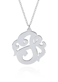 Best Sale 🌟 Sterling Silver Monogram Necklace by Belk & Co. ✨ -DealsBelk & Co. Store Belk 228