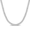 Best Pirce 🔥 Lab Created 16.95 ct. t.g.w. Created Moissanite Tennis Necklace in 18K White Gold by Belk & Co. 👍