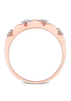 Promo ๐ Amethyst and Diamond Accent Eternity Ring in 10k Rose Gold by Belk & Co. ๐งจ 8 Promo ๐ Amethyst and Diamond Accent Eternity Ring in 10k Rose Gold by Belk & Co. ๐งจ -DealsBelk & Co. Store Belk 22825