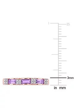 Promo ๐ Amethyst and Diamond Accent Eternity Ring in 10k Rose Gold by Belk & Co. ๐งจ 9 Promo ๐ Amethyst and Diamond Accent Eternity Ring in 10k Rose Gold by Belk & Co. ๐งจ -DealsBelk & Co. Store Belk 22826