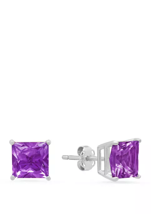 Brand new โญ Amethyst Stud Earrings by Belk & Co. ๐ 2 Brand new โญ Amethyst Stud Earrings by Belk & Co. ๐ - Image 2