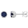 Best reviews of 🛒 Sterling Silver 5mm Round Sapphire Stud Earrings by Belk & Co. 🛒