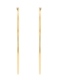 Cheap 🔥 Round Tube Hoop Earrings in Gold Over Sterling Silver by Belk & Co. 💯 -DealsBelk & Co. Store Belk 22889