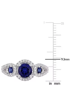 Buy ๐ 1.29 ct. t.g.w. Created Blue Sapphire and 1/3 ct. t.w. Diamond 3-Stone Ring in 10K White Gold by Belk & Co. โ 10 Buy ๐ 1.29 ct. t.g.w. Created Blue Sapphire and 1/3 ct. t.w. Diamond 3-Stone Ring in 10K White Gold by Belk & Co. โ -DealsBelk & Co. Store Belk 22899