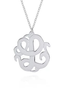 Best Sale 🌟 Sterling Silver Monogram Necklace by Belk & Co. ✨ -DealsBelk & Co. Store Belk 229