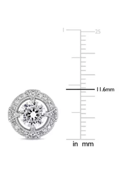 Best Pirce ๐ Lab Created 2.2 CT TGW Created White Sapphire and 1/6 CT TW Diamond Halo Stud Earrings in Sterling Silver by Belk & Co. โค๏ธ 5 Best Pirce ๐ Lab Created 2.2 CT TGW Created White Sapphire and 1/6 CT TW Diamond Halo Stud Earrings in Sterling Silver by Belk & Co. โค๏ธ -DealsBelk & Co. Store Belk 22929