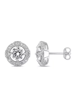 Best Pirce ๐ Lab Created 2.2 CT TGW Created White Sapphire and 1/6 CT TW Diamond Halo Stud Earrings in Sterling Silver by Belk & Co. โค๏ธ 7 Best Pirce ๐ Lab Created 2.2 CT TGW Created White Sapphire and 1/6 CT TW Diamond Halo Stud Earrings in Sterling Silver by Belk & Co. โค๏ธ -DealsBelk & Co. Store Belk 22931