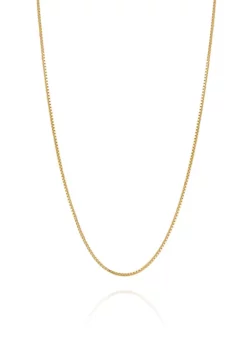 Outlet ⌛ 14K Yellow Gold Solid Box Chain by Belk & Co. 🎉