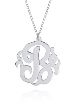 Best Sale 🌟 Sterling Silver Monogram Necklace by Belk & Co. ✨ -DealsBelk & Co. Store Belk 230