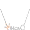 Promo ❤️ 1/5 ct. t.w. Diamond Mom Necklace in Sterling Silver by Belk & Co. 😍