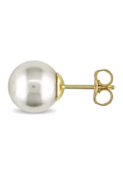 Outlet 👏 9-10mm Cultured Pearl Stud Earrings in 14k Yellow Gold by Belk & Co. 🎉 7 Outlet 👏 9-10mm Cultured Pearl Stud Earrings in 14k Yellow Gold by Belk & Co. 🎉 -DealsBelk & Co. Store Belk 23103