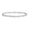 New 🎁 1/4 ct. t.w. Diamond Bracelet in Rhodium Plated Sterling Silver by Belk & Co. 🔔