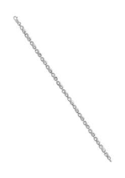 New 🎁 1/4 ct. t.w. Diamond Bracelet in Rhodium Plated Sterling Silver by Belk & Co. 🔔 -DealsBelk & Co. Store Belk 23121