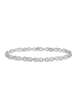 New 🎁 1/4 ct. t.w. Diamond Bracelet in Rhodium Plated Sterling Silver by Belk & Co. 🔔 -DealsBelk & Co. Store Belk 23123