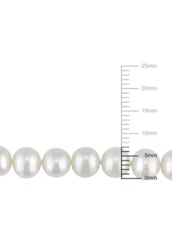 Cheap 👏 Cultured Freshwater Pearl 18" Strand Necklace with 14k White Gold Clasp by Belk & Co. 🥰 -DealsBelk & Co. Store Belk 23136