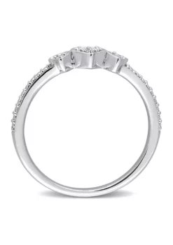 Top 10 🎁 Diamond Accent 3-Heart Promise Ring in Sterling Silver by Belk & Co. 🔥 -DealsBelk & Co. Store Belk 23144