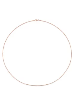 Coupon 🛒 Double Curb Link Chain Necklace in 18k Rose Gold Plated Sterling Silver, 24" by Belk & Co. 🎉 -DealsBelk & Co. Store Belk 23184