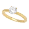 Hot Sale 😀 Grown With Love 3/4 ct. t.w. Lab Grown Diamond Solitaire Ring in 14K Yellow Gold by Belk & Co. 🔥