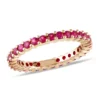 Cheapest 🛒 1.38 ct. t.w. Pink Sapphire Eternity Band in 14K Rose Gold by Belk & Co. 🎉