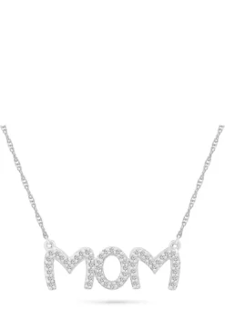 New ๐ 1/6 ct. t.w. Diamond Mom Necklace in Sterling Silver by Belk & Co. ๐ฅ 5 New ๐ 1/6 ct. t.w. Diamond Mom Necklace in Sterling Silver by Belk & Co. ๐ฅ -DealsBelk & Co. Store Belk 23253