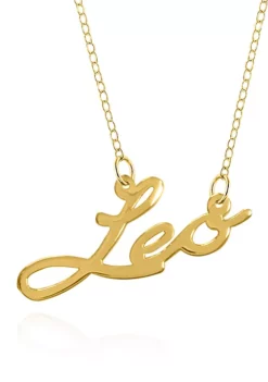 Wholesale โ๏ธ 10k Yellow Gold Leo Necklace by Belk & Co. ๐