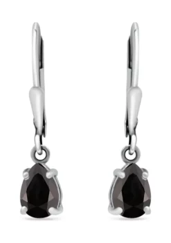 New ๐ 1.62 ct. t.w. Sapphire Lever Back Earrings in Sterling Silver by Belk & Co. โค๏ธ