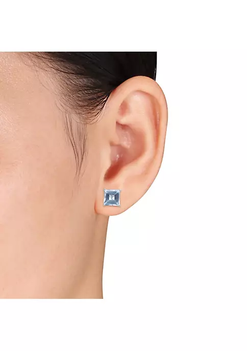 Flash Sale ๐ 2-Piece Set of 9 ct. t.g.w. Sky Blue Topaz Earrings and Pendant with Chain in Sterling Silver by Belk & Co. ๐ 2 Flash Sale ๐ 2-Piece Set of 9 ct. t.g.w. Sky Blue Topaz Earrings and Pendant with Chain in Sterling Silver by Belk & Co. ๐ - Image 2