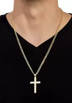 Deals 🥰 Men's Cross Pendant Necklace in 10k Yellow Gold by Belk & Co. 💯 6 Deals 🥰 Men's Cross Pendant Necklace in 10k Yellow Gold by Belk & Co. 💯 -DealsBelk & Co. Store Belk 2335