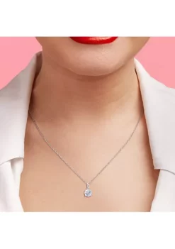 Coupon 🌟 1 ct. t.g.w. Sky Blue Topaz Solitaire Pendant with Chain in Sterling Silver by Belk & Co. ⭐ -DealsBelk & Co. Store Belk 23385