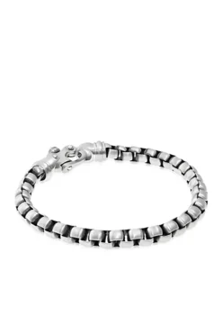 Best deal ⌛ Men's Stainless Steel Bracelet with Satin Finish by Belk & Co. ✔️
