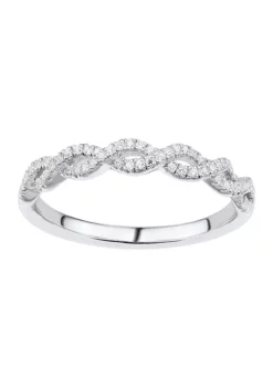 Buy 🤩 1/5 ct. t.w. Diamond Ring in 10K White Gold by Belk & Co. 😀