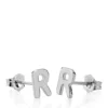 Coupon ❤️ Sterling Silver R Initial Earrings by Belk & Co. 🥰