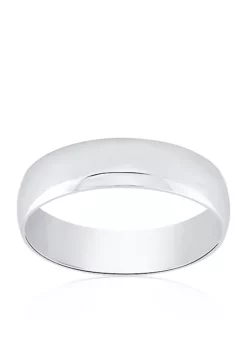 Best reviews of ⌛ Polished Comfort Fit Ring in 10k White Gold by Belk & Co. ✔️