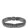 Best Sale 🤩 Stainless Steel Bracelet with Gun Metal Gray Ion Plating and Lock Extender by Belk & Co. ✨